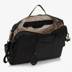 Pasito a Pasito Bags*Black Faux Leather Changing Bag (38cm)
