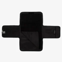 TIBA + MARL Gifts|Nursery Accessories*Black Faux Leather Changing Mat Clutch (56cm)