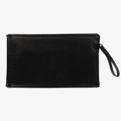 TIBA + MARL Gifts|Nursery Accessories*Black Faux Leather Changing Mat Clutch (56cm)