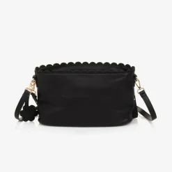 Nanán Bags*Black Faux Leather Changing Bag (38cm)