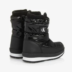 Calvin Klein Snow Boots|Snow Boots*Black Faux Leather Snow Boots