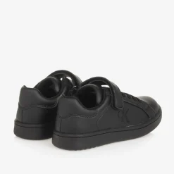 Calvin Klein School Shoes*Black Faux Leather Trainers