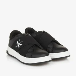 Calvin Klein Trainers|Trainers*Black Faux Leather Trainers