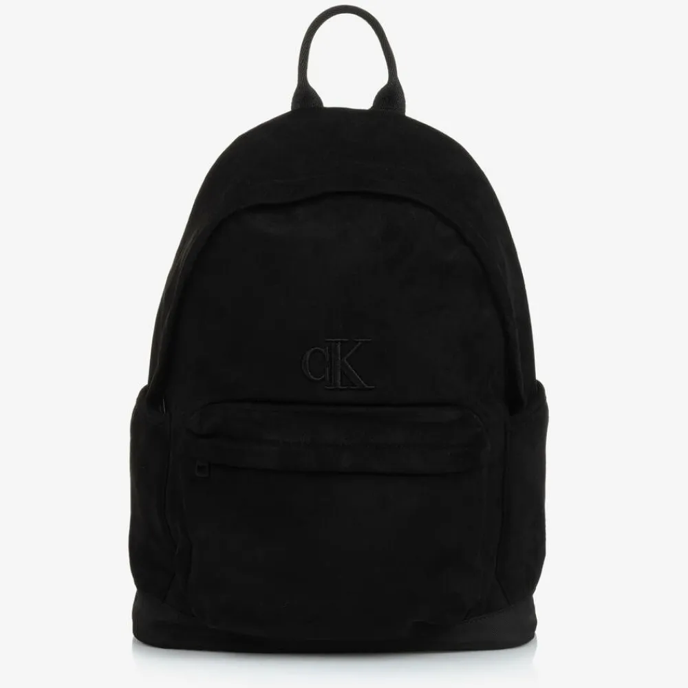 Calvin Klein Bags|Bags*Black Faux Suede Leather Backpack (40cm)