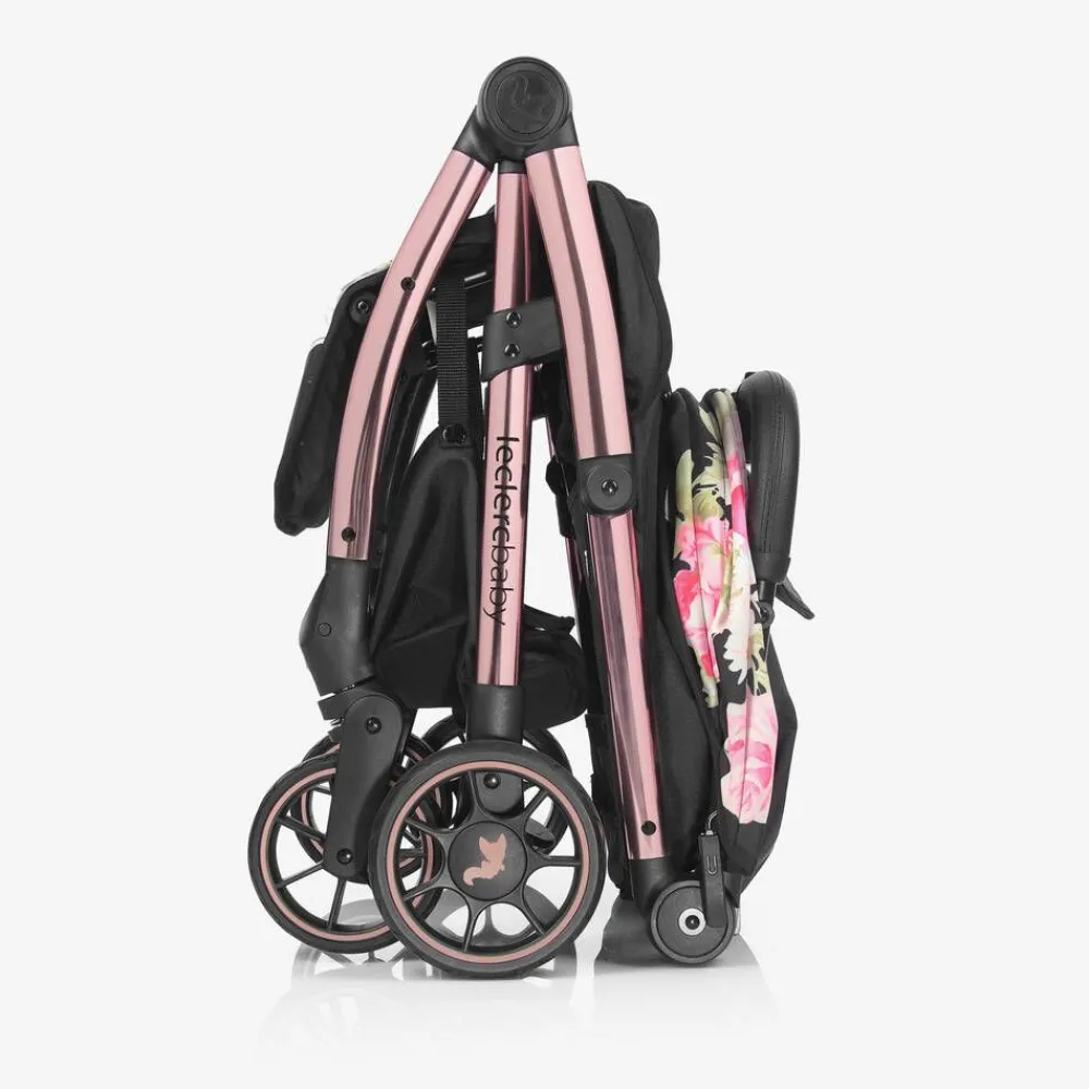 Monnalisa Strollers|Gifts*Black Floral Baby Stroller