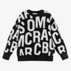 MARC JACOBS Tops*Black Fluffy Knitted Sweater