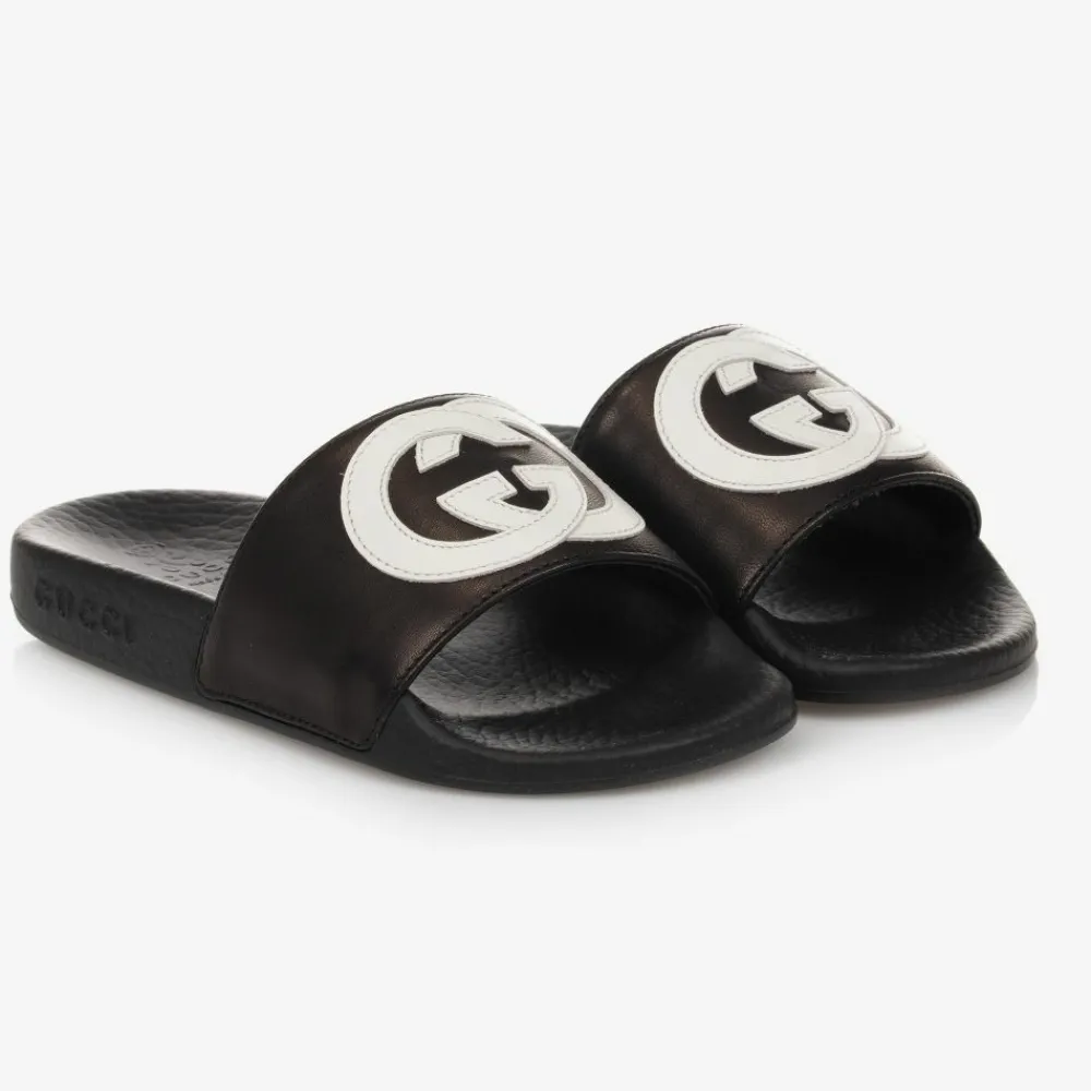 Gucci Sliders|Sliders*Black GG Sliders
