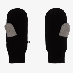 Molo Gloves & Mittens|Gloves & Mittens*Black Knitted Star Mittens