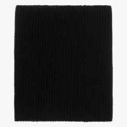 Versace Scarves|Scarves*Black Knitted Wool Snood