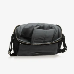 Storksak Gifts*Black Leather Alyssa Stroller Organiser Bag (27cm)