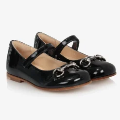 Gucci Pumps & Ballerinas*Black Leather Ballerina Shoes