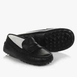 Tods Loafers & Moccasins|Loafers & Moccasins*Black Leather Gommino Moccasins