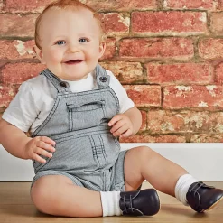 Early Days Pre Walkers|Pre Walkers*Black Leather Pre-Walker Shoes