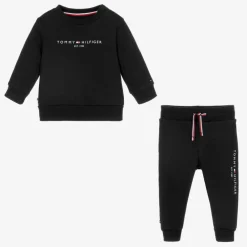 Tommy Hilfiger Tracksuits|Tracksuits*Black Logo Baby Tracksuit