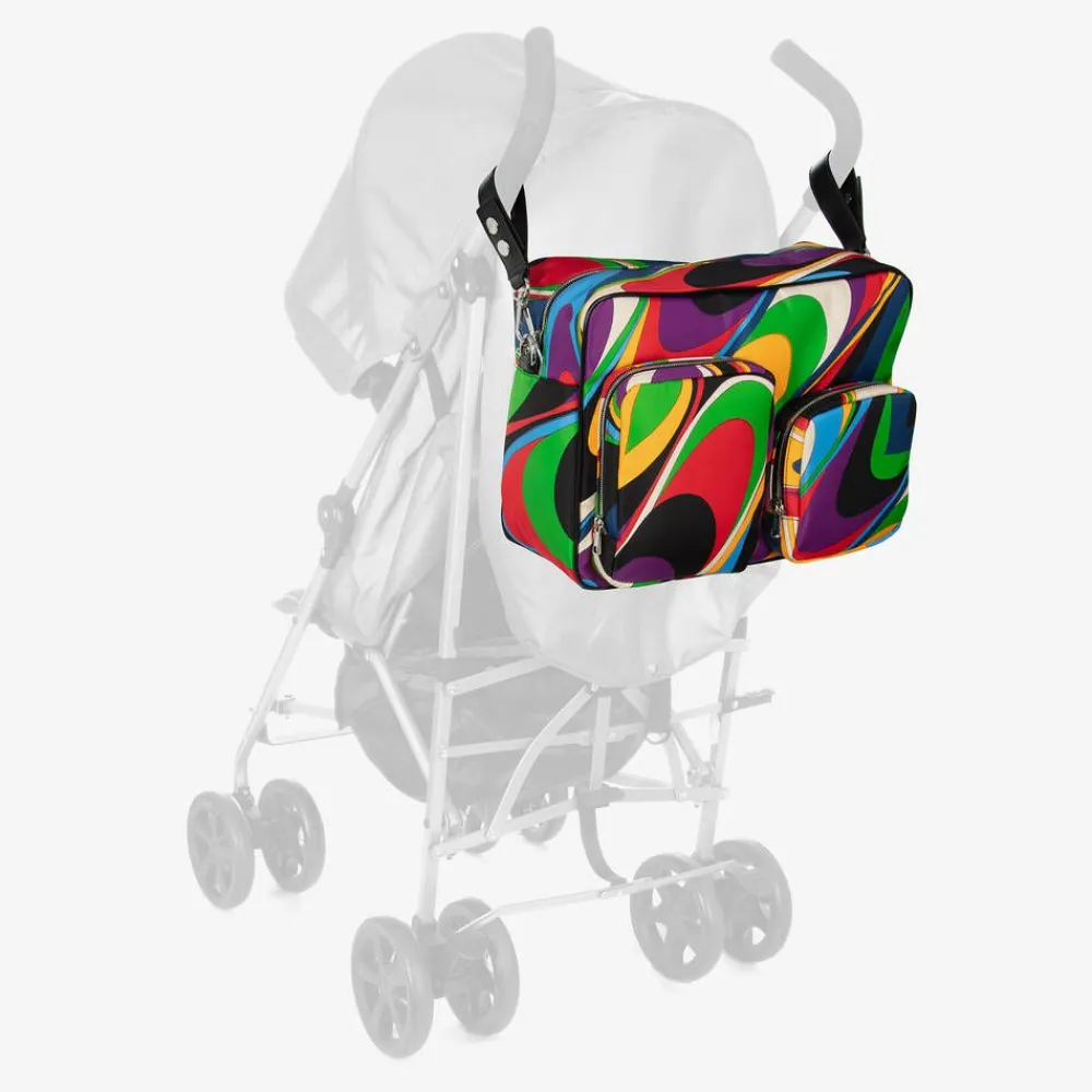 PUCCI Gifts*Black Onde Print Changing Bag (38cm)