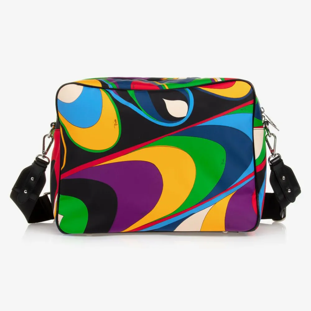 PUCCI Gifts*Black Onde Print Changing Bag (38cm)