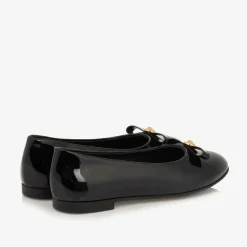 Versace Pumps & Ballerinas|Pumps & Ballerinas*Black Patent Leather Ballerina Shoes