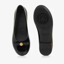 Versace Pumps & Ballerinas|Pumps & Ballerinas*Black Patent Leather Ballerina Shoes