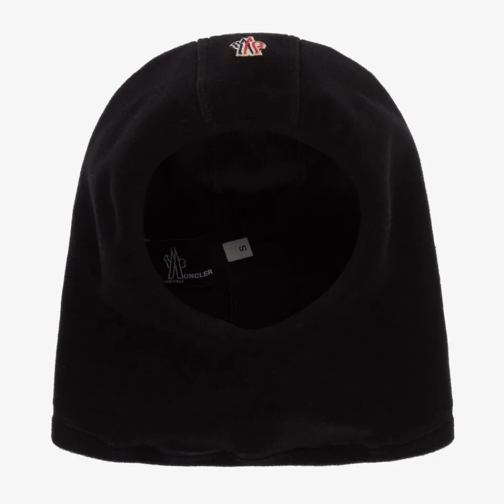 Moncler Enfant Snowwear|Snowwear*Black Polar Fleece Balaclava