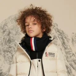 Moncler Enfant Snowwear*Black Polar Fleece Snood