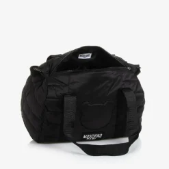 Moschino Baby Bags*Black Quilted Changing Bag (34cm)