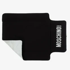 Moschino Baby Bags*Black Quilted Changing Bag (34cm)