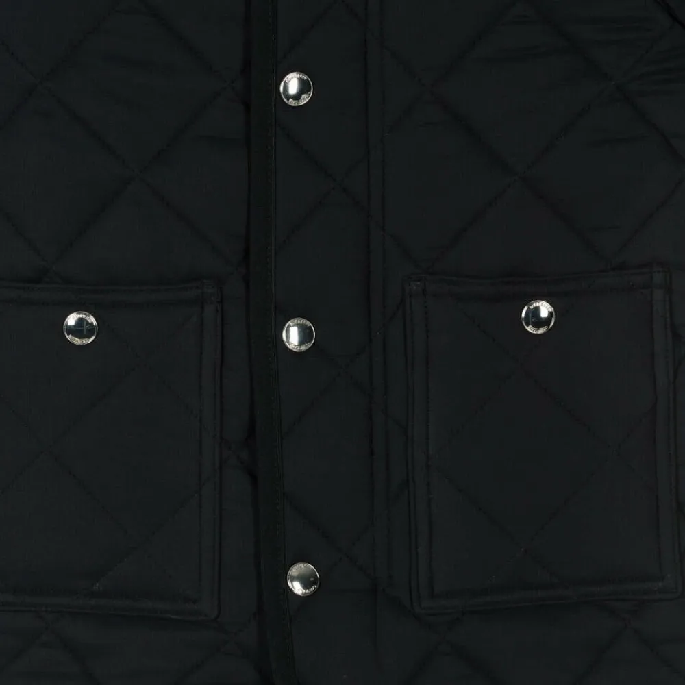 Burberry Coats & Jackets|Coats & Jackets*Black Quilted Vintage Check Baby Coat