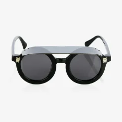 Mini Rodini Clothing Accessories|Clothing Accessories*Black Round Visor Sunglasses