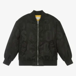 MARC JACOBS Coats & Jackets*Black Satin Bomber Jacket