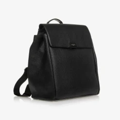 Storksak Gifts*Black St James Leather Changing Bag (37cm)