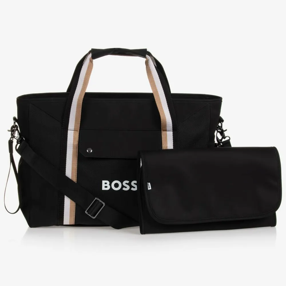BOSS Gifts*Black Stripe Changing Bag (43cm)