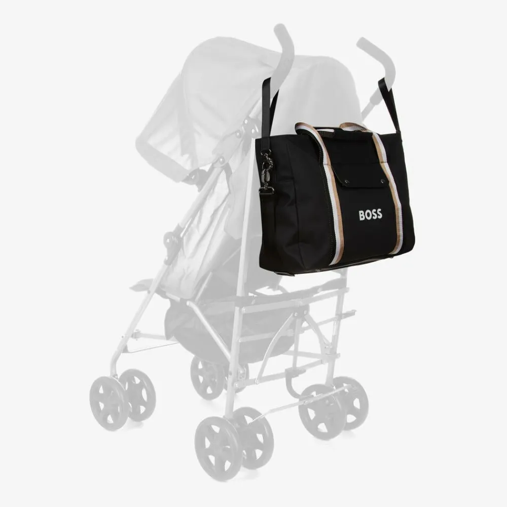 BOSS Gifts*Black Stripe Changing Bag (43cm)