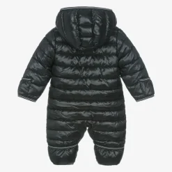 Nike Snowwear*Black Swoosh Logo Padded Baby Snowsuit