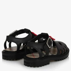 Burberry Sandals*Black TB Monogram Jelly Shoes