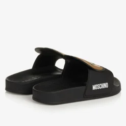 Moschino Sliders|Sliders*Black Teddy Bear Sliders