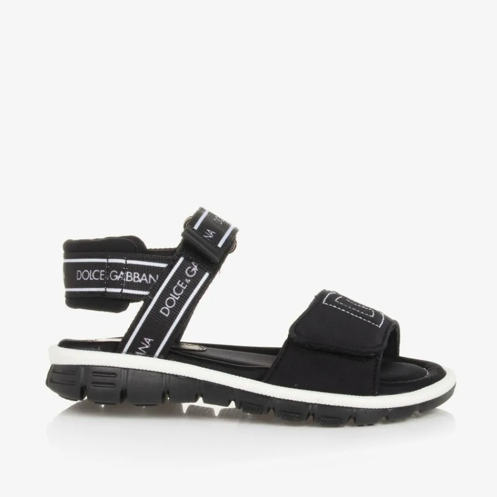 Dolce amp; Gabbana Sandals*Black Velcro Sandals