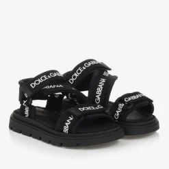Dolce amp; Gabbana Sandals*Black Velcro Strap Sandals
