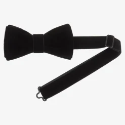 Milledeux Clothing Accessories*Black Velvet Bow Tie (10cm)