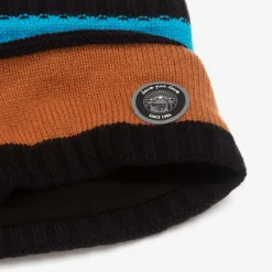 Deux par Deux Scarves|Scarves*Blue & Brown Knitted Snood