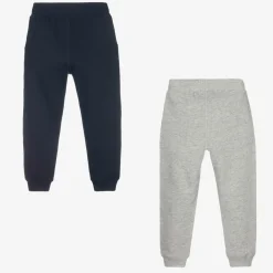 Minymo Trousers*Blue & Grey Cotton Joggers (2 Pack)