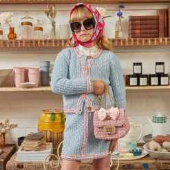 Angels Face Coats & Jackets*& Pink Knitted Jacket Blue