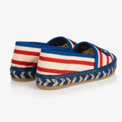 Gucci Espadrilles|Espadrilles*Blue & Red Striped Espadrilles