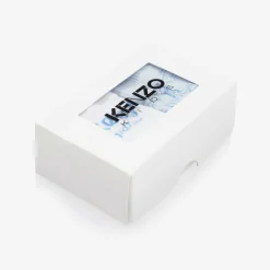 KENZO KIDS Socks*Blue & White Cotton Baby Socks (2 Pack)