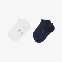 Falke Socks|Socks*Blue & White Cotton Trainer Socks (2 Pack)