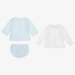 Babidu Outfit Sets*Blue & White Shorts Set
