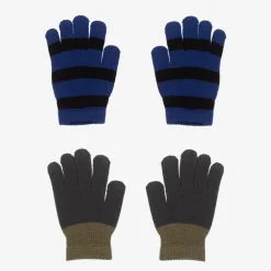 Molo Gloves & Mittens|Gloves & Mittens*Blue & Green Knitted Gloves (2 Pack)