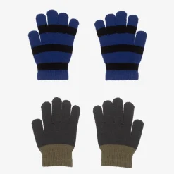 Molo Gloves & Mittens|Gloves & Mittens*Blue & Green Knitted Gloves (2 Pack)