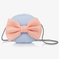 Wauw Capow Bags*Blue & Pink Bow Bag (25cm)