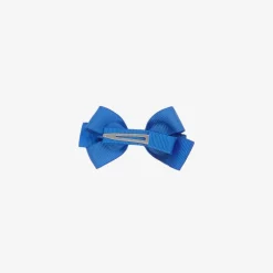 Peach Ribbons Hair Accessories*Blue Bow Hair Clip (7cm)