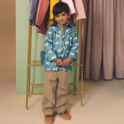 Hatley Coats & Jackets*Blue Bulldog Hooded Raincoat